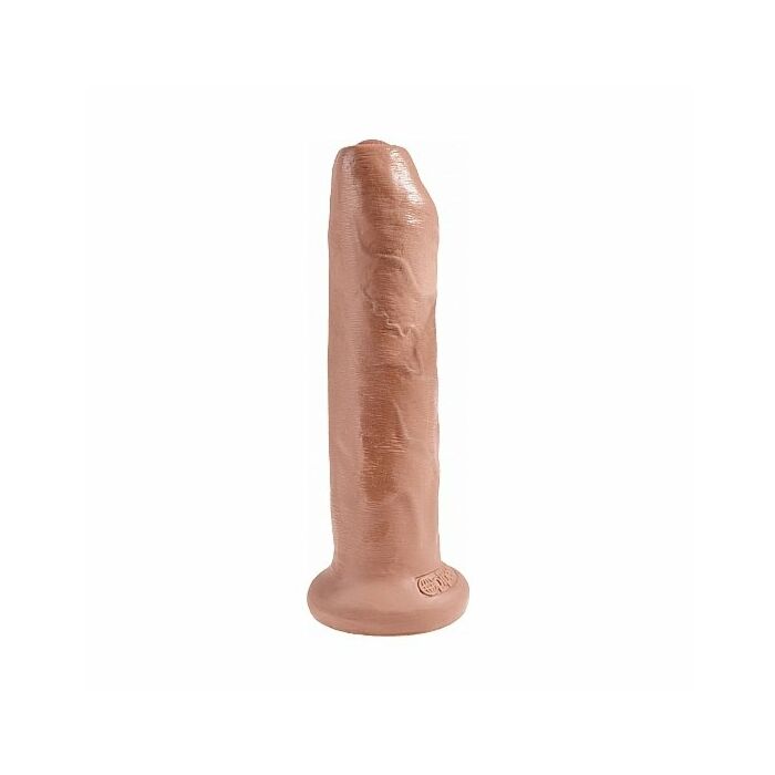 Uncut 19cm - pene realista con prepucio móvil - mulato