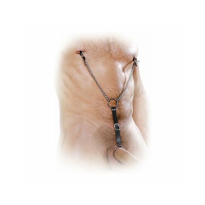 Fétiche mamelon fantastique de serrage avec anneau pénien