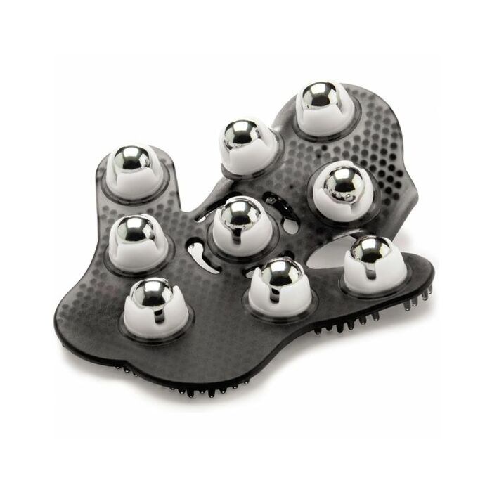 Noir massage à gants