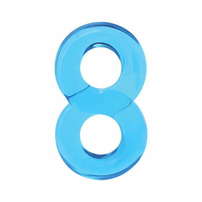 Renegade lucky anillo con forma de 8 - azul