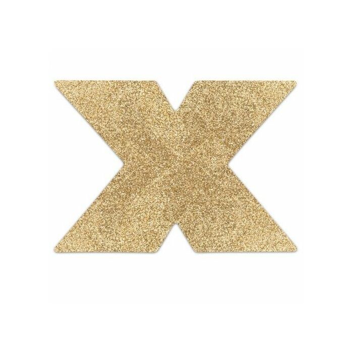 Cache-tétons Flash Croix Or