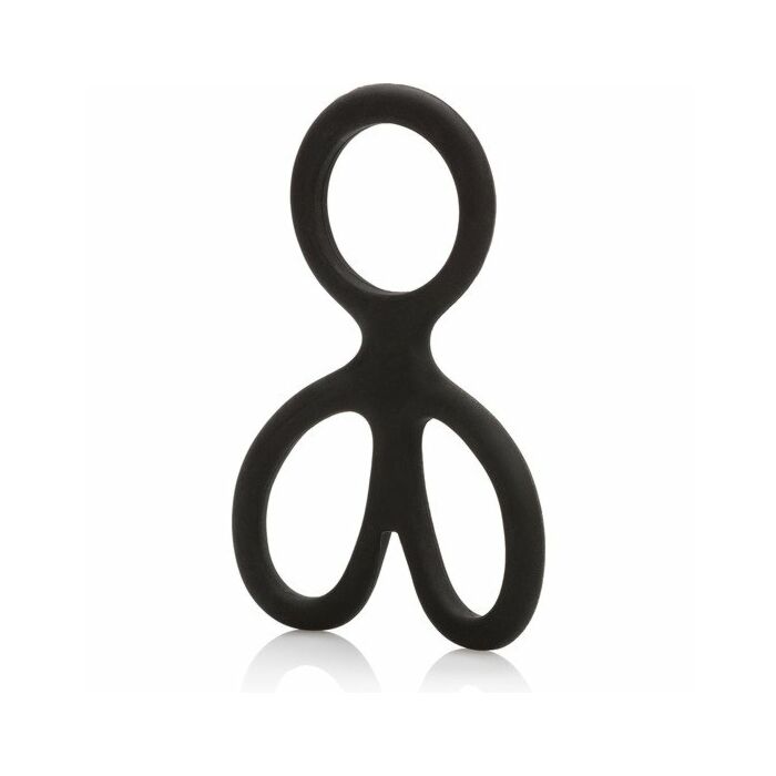 Ball spreader anillos para el pene - negro