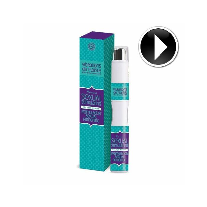 Stimulateur roll-on sexuel féminin avec vibrateur