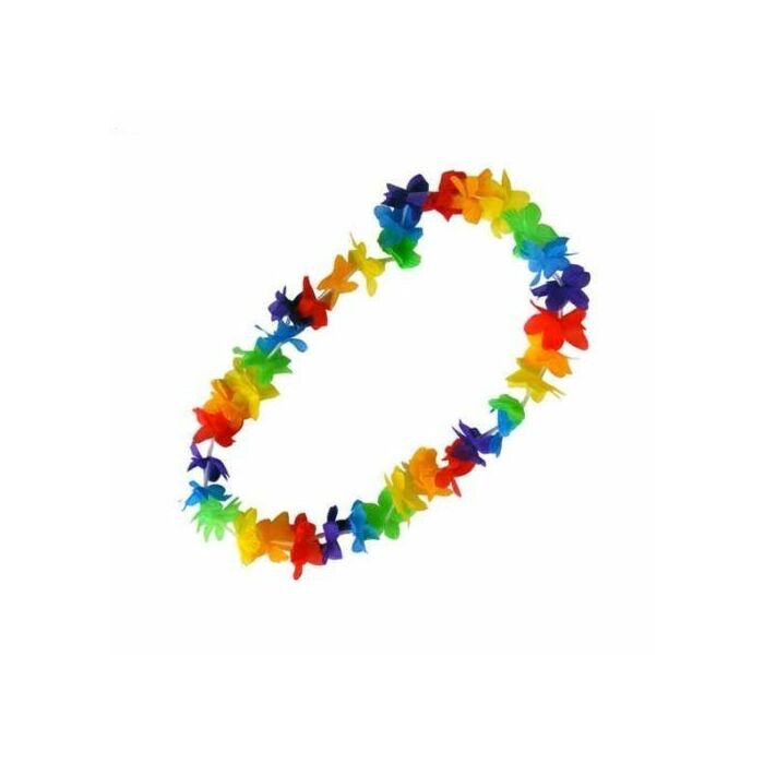 Collier hawaïen multicolore