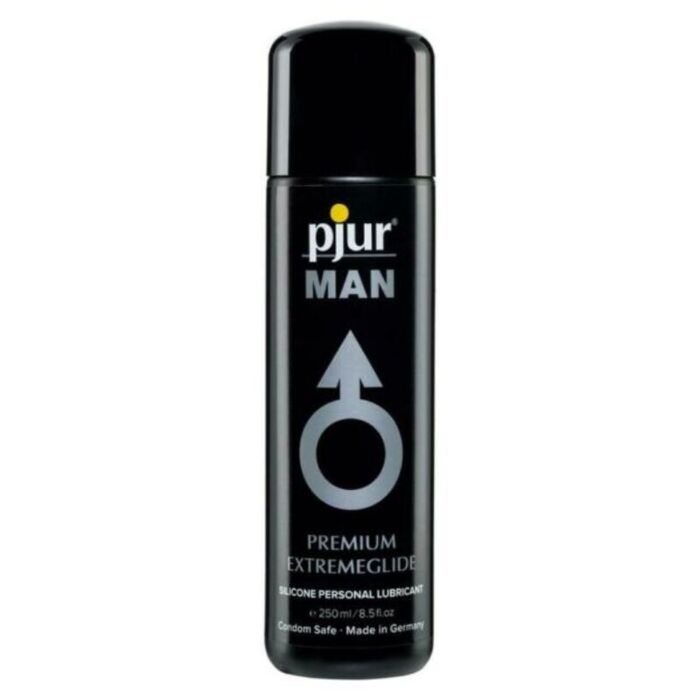 Pjur Man Premium Lubrifiant 250 ml - Base de Silicone et Longue Durée