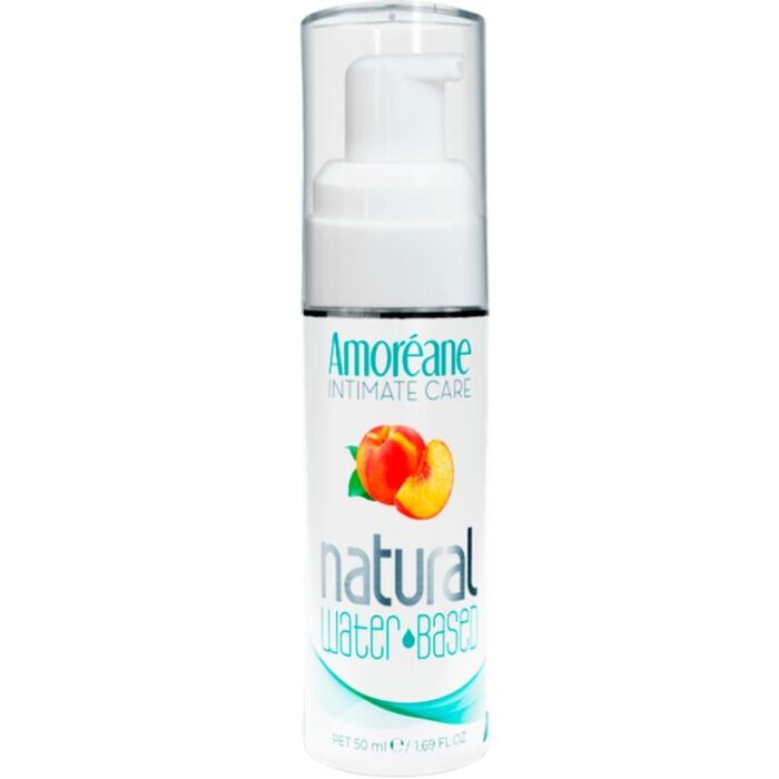 Amoreane - Lubrifiant à Base d'Eau Pêche 50 ml