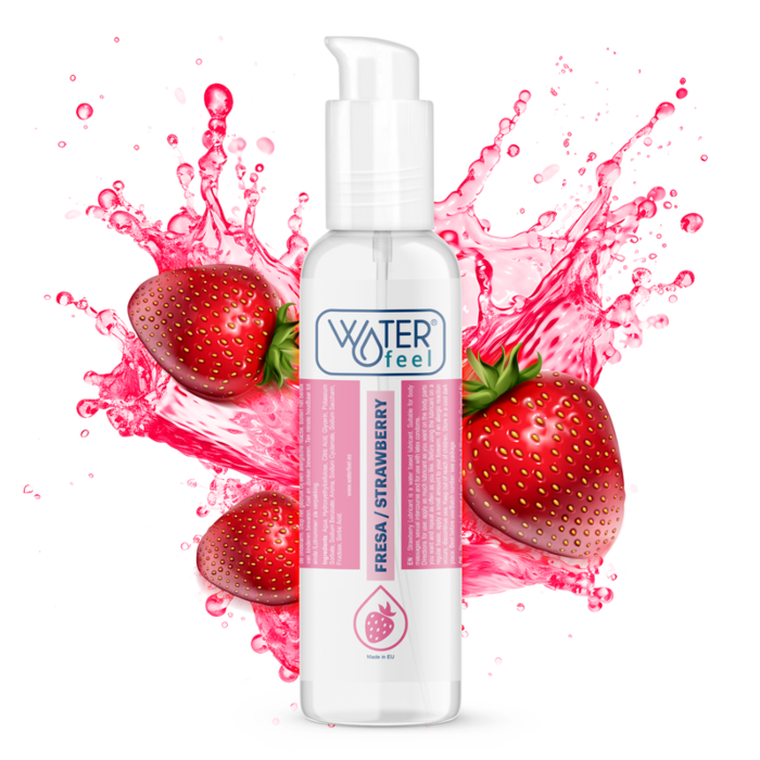 Waterfeel - Lubrifiant à base d'eau saveur fraise 175 ml