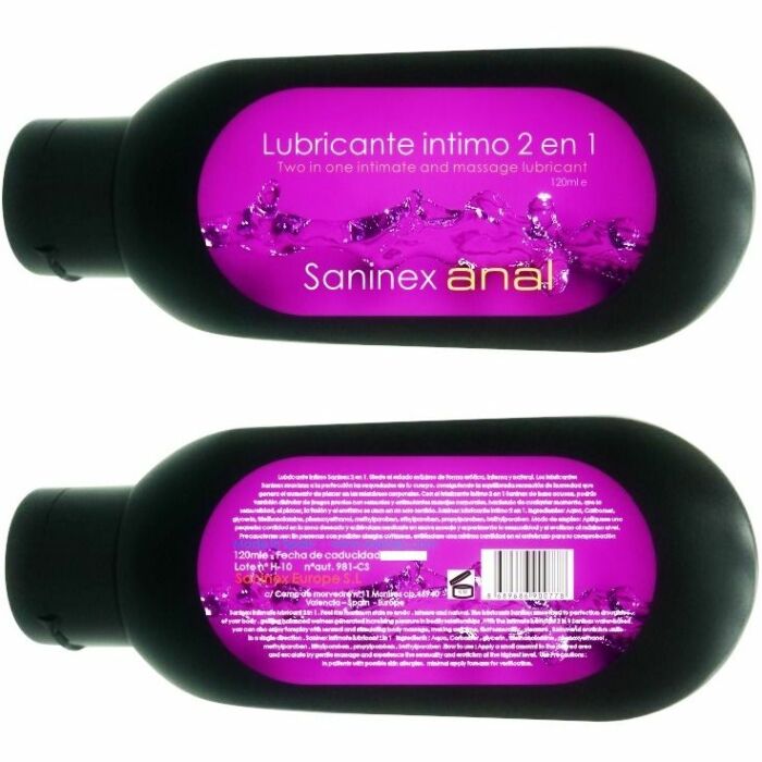 Anal lubrifiant 120 ml Saninex