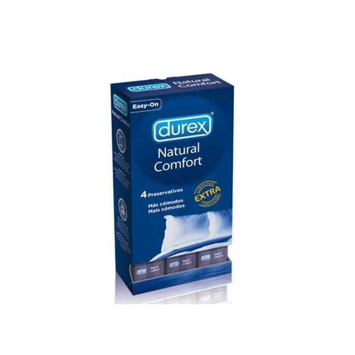Durex confort naturel 4 unités