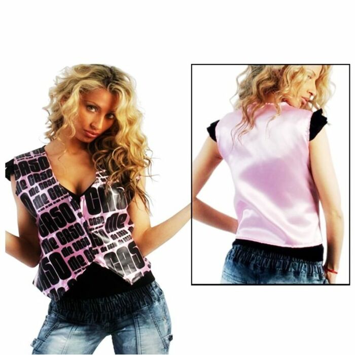 S / m Me rose gilet cas