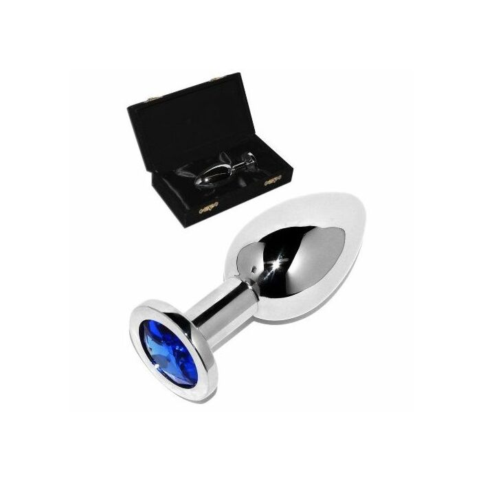 plug anal Metalhard petit diamant bleu 571cm
