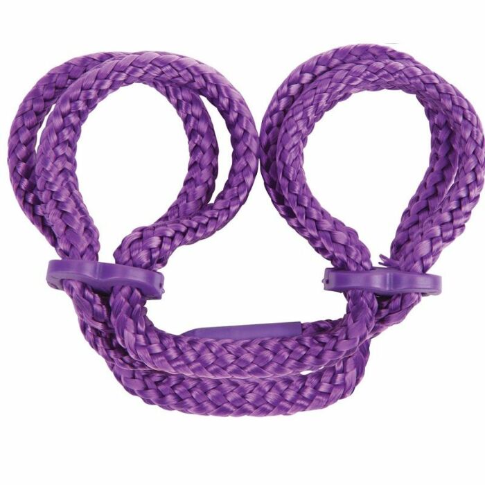 Topco soie lilas livre chevilles bondage