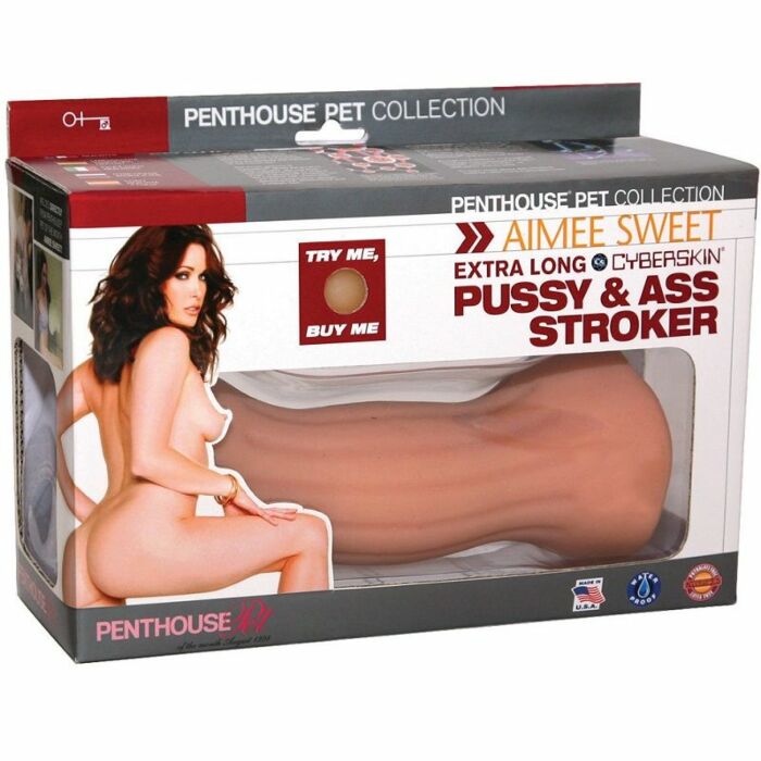 Penthouse cyberskin stroker masturbateur vagin et l'anus actrice aimee douce