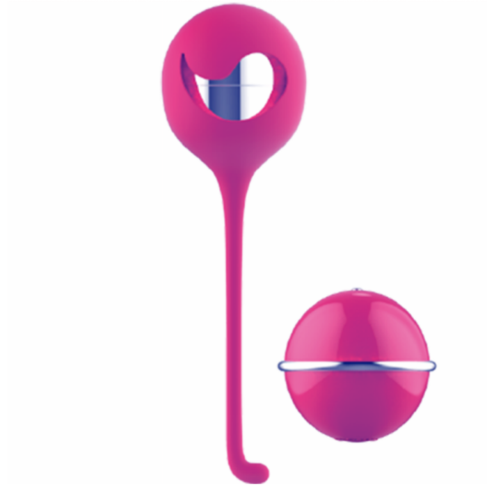 création à distance Ml balle cerise intense télécommande rechargeable rose