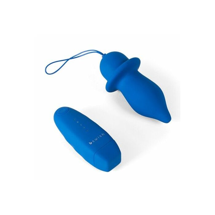 B Swish bfilled plug anal télécommande classique bleu