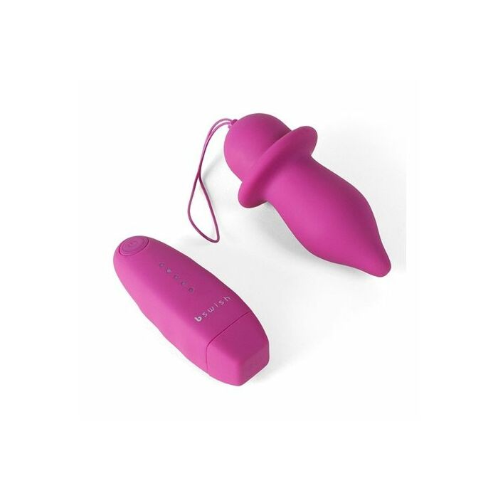 B Swish bfilled plug anal noir lilas télécommande classique