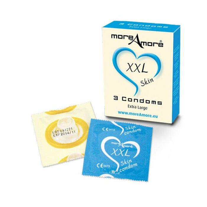 MoreAmore extra larges préservatifs 3 pcs