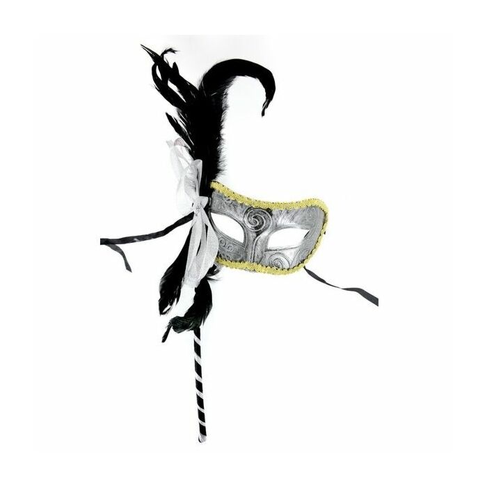 masque vénitien finition argent