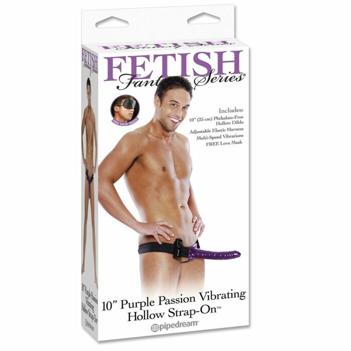 Fetish Fantasy Harness trou lilas avec vibration réglable 23,4 cm