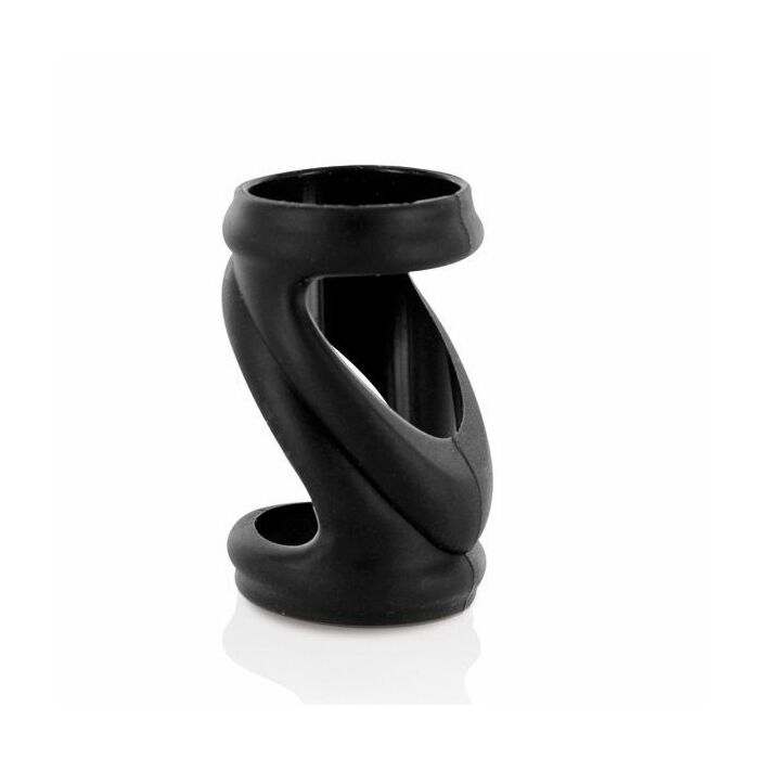 gaine de pénis svelte noir humide