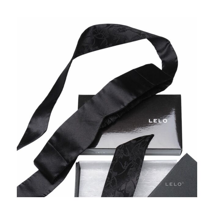 Lelo bande de soie noire pour les yeux intimes