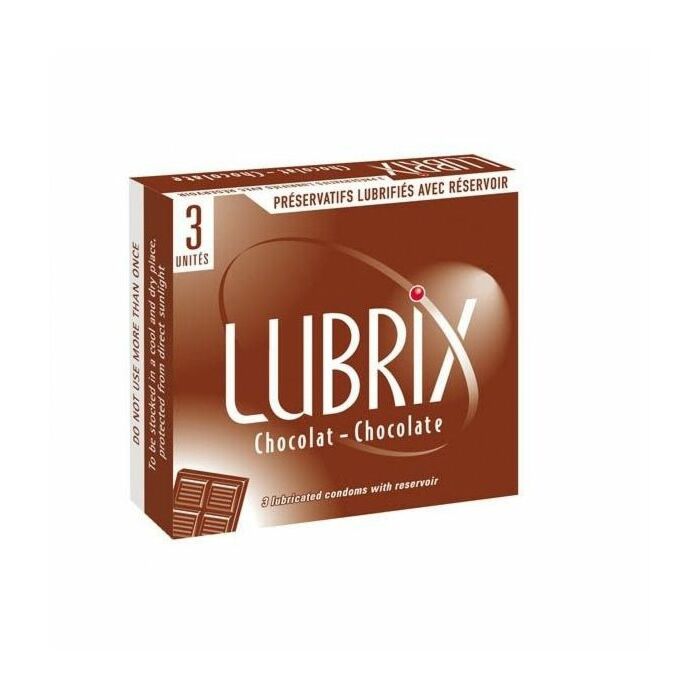 boîte Lubrix 3 unités saveur de chocolat
