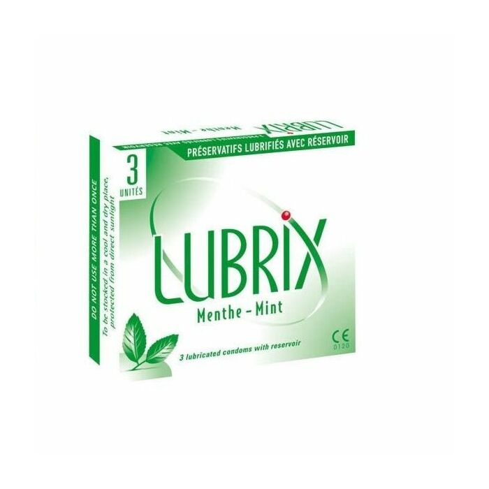 Box 3 unités Lubrix saveur de menthe