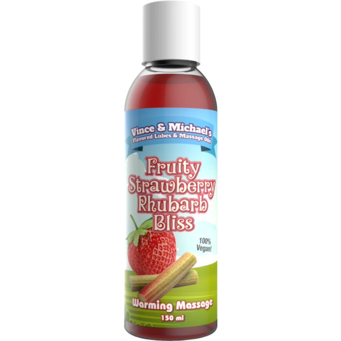 Huile Professionnelle Fraise et Rhubarbe 150ml de Vincen & Michael