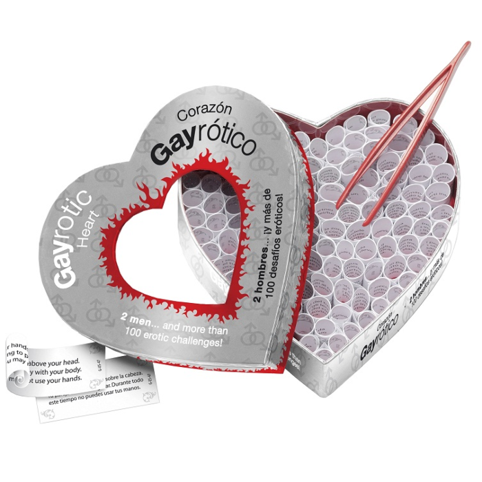 Jeu érotique coeur gay