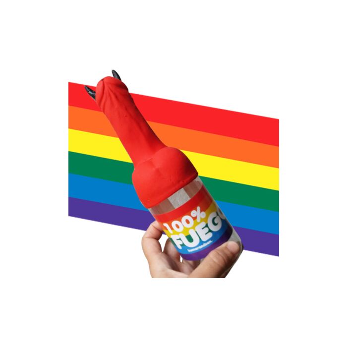 1 Biberon Orgueil LGTBIQ+ Tétine Penis | Feu Fête 100%