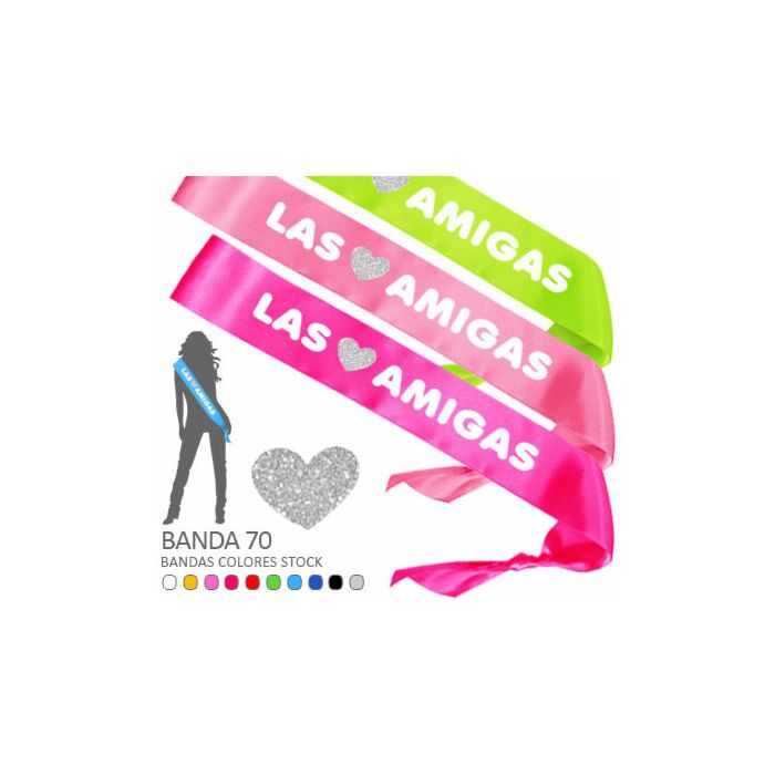 Bandeau Cœur Amies 70