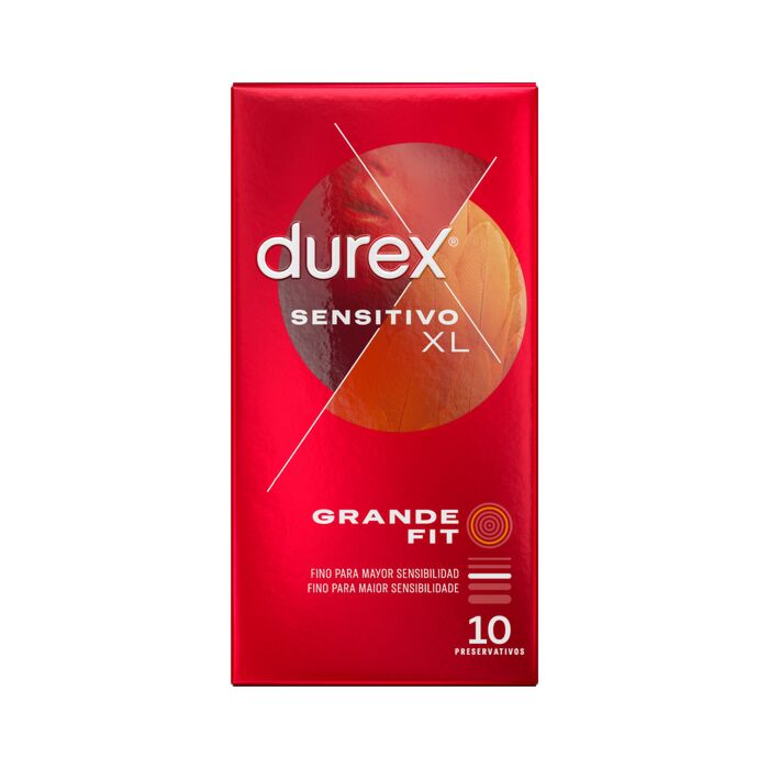 Préservatifs Durex XL Sensitivo 10 unités