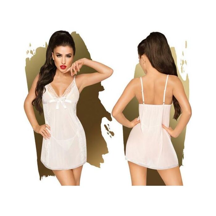 Séduction en Satin Blanc