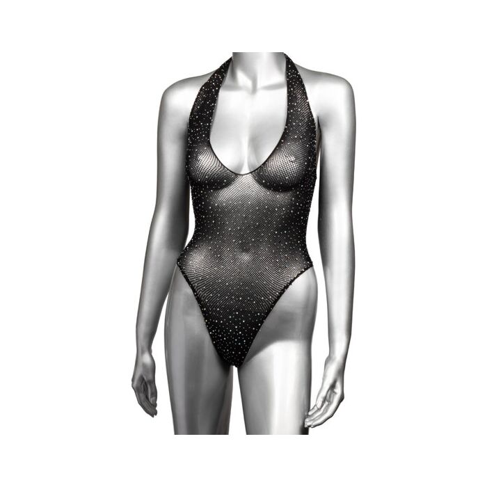 Noir Brillant Plus | Body Radieux Grande Taille Décolleté en V
