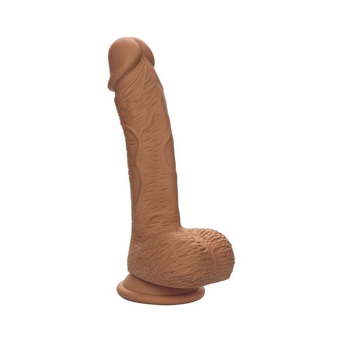 Silicone Double 21,5cm Marron