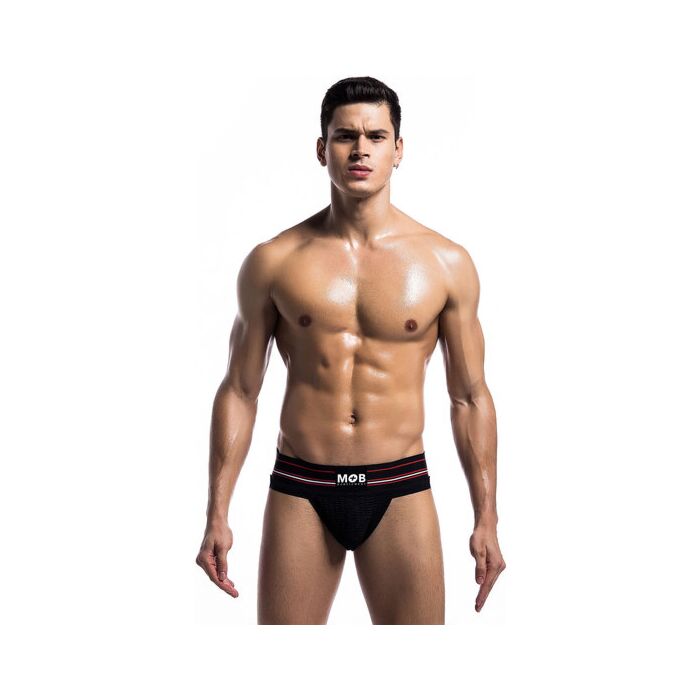 Fétiche classique jockstrap large - noir - Sex Shop