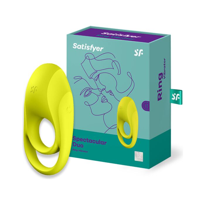 Satisfyer Spectacular Duo Anneau Vibrant Jaune