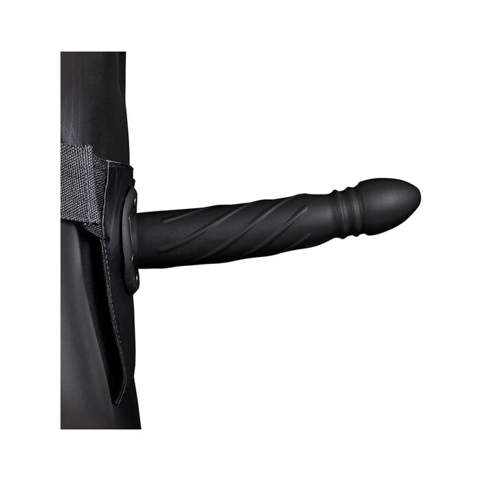 Aïe! Gode Ceinture Creux Tressé Noir 8'' - Sex Shop