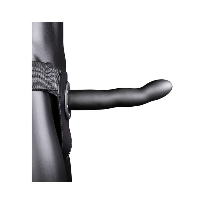 Ouch - Harnais creux courbé métallisé - 8'' / 20 cm