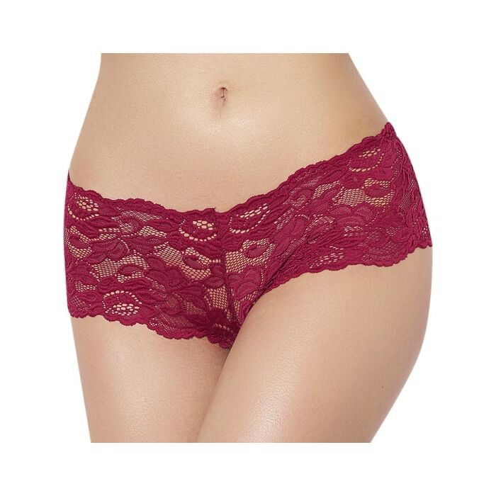 Dentelle Florale Rouge XL