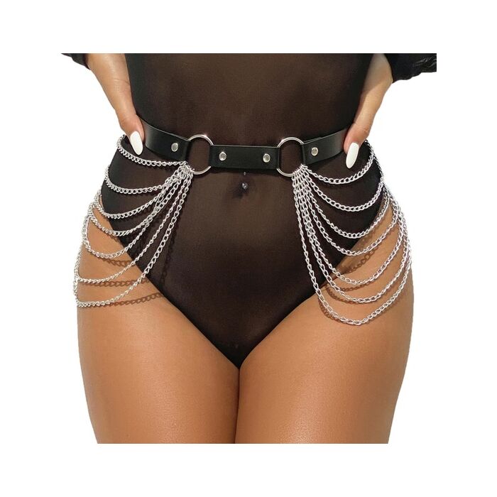 Ceinture de bondage noire 