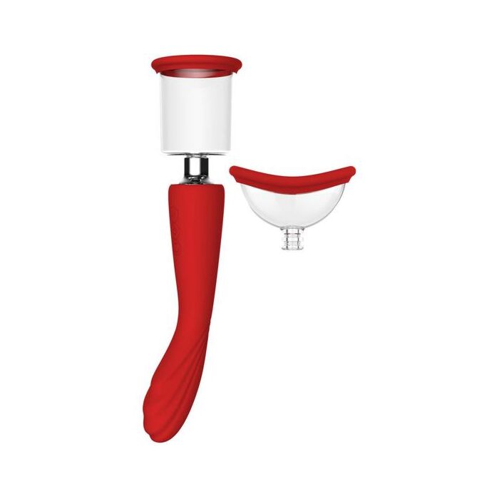 Stimulateur Double Aspiration-Vibration Red Sensation