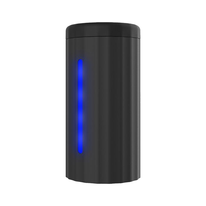 M. Plaisir Chauffage Vibrateur Strokeur - Vibromasseur avec fonction de chauffage - Noir - Silicone/ABS