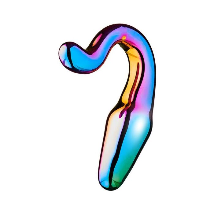 Boule Anale Queue en Verre Brillant 10,5 cm