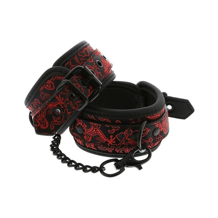 Menottes Broderie Rouge