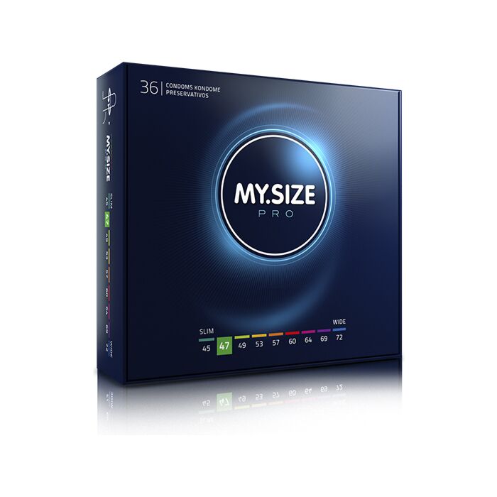 Préservatifs SlimFit 47mm - Pack 36 unités