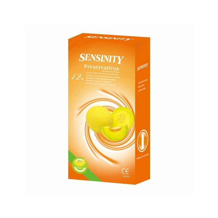 Sensinity Les préservatifs de melon 12 pcs (cad 07/2015)