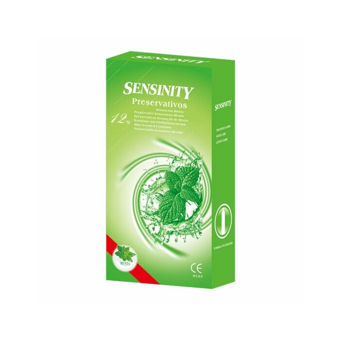 Sensinity Les préservatifs de menthe 12 pcs (cad 07/2015)