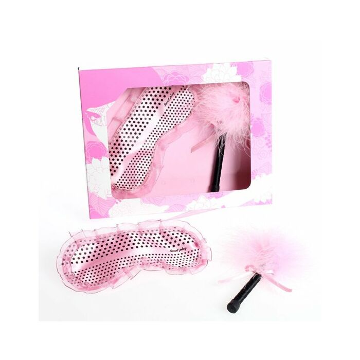 caresses Kit plumeau et mascara rose