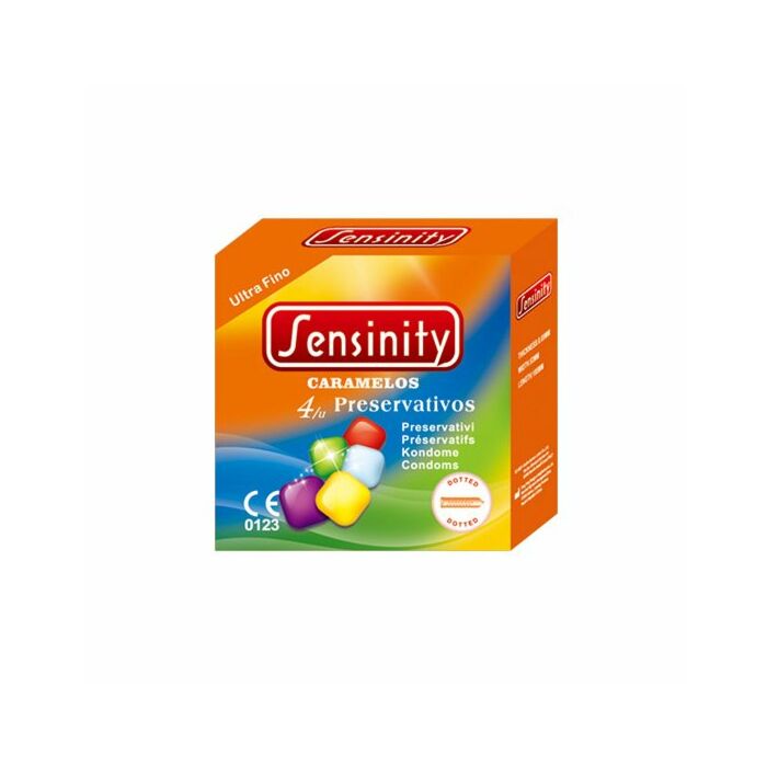Sensinity préservatifs de bonbons 4 pcs